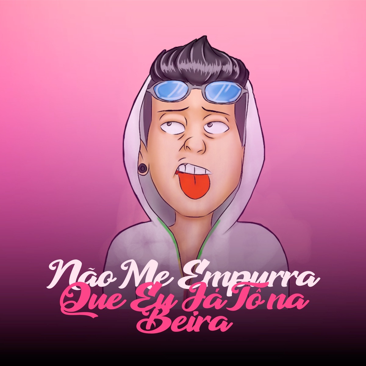 Não Me Empurra Que Eu Já Tô na Beira (feat. Veiga no beat) - Single by Mc veiga album cover