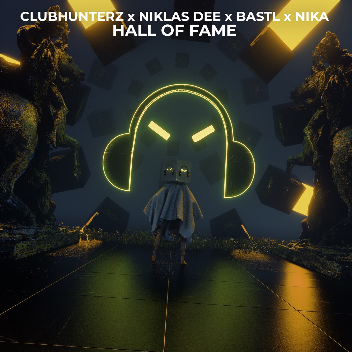 Hall of Fame (feat. Nika) - Single by Clubhunterz, Niklas Dee & BASTL album cover