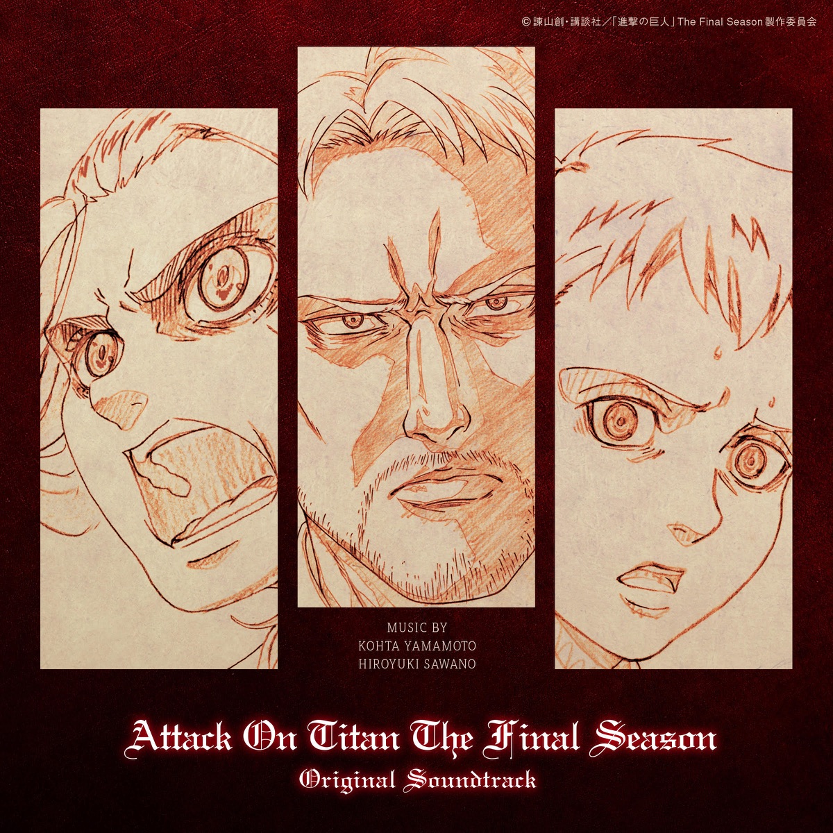 TVアニメ「進撃の巨人」 The Final Season Original Soundtrack by KOHTA YAMAMOTO/澤野弘之 album cover
