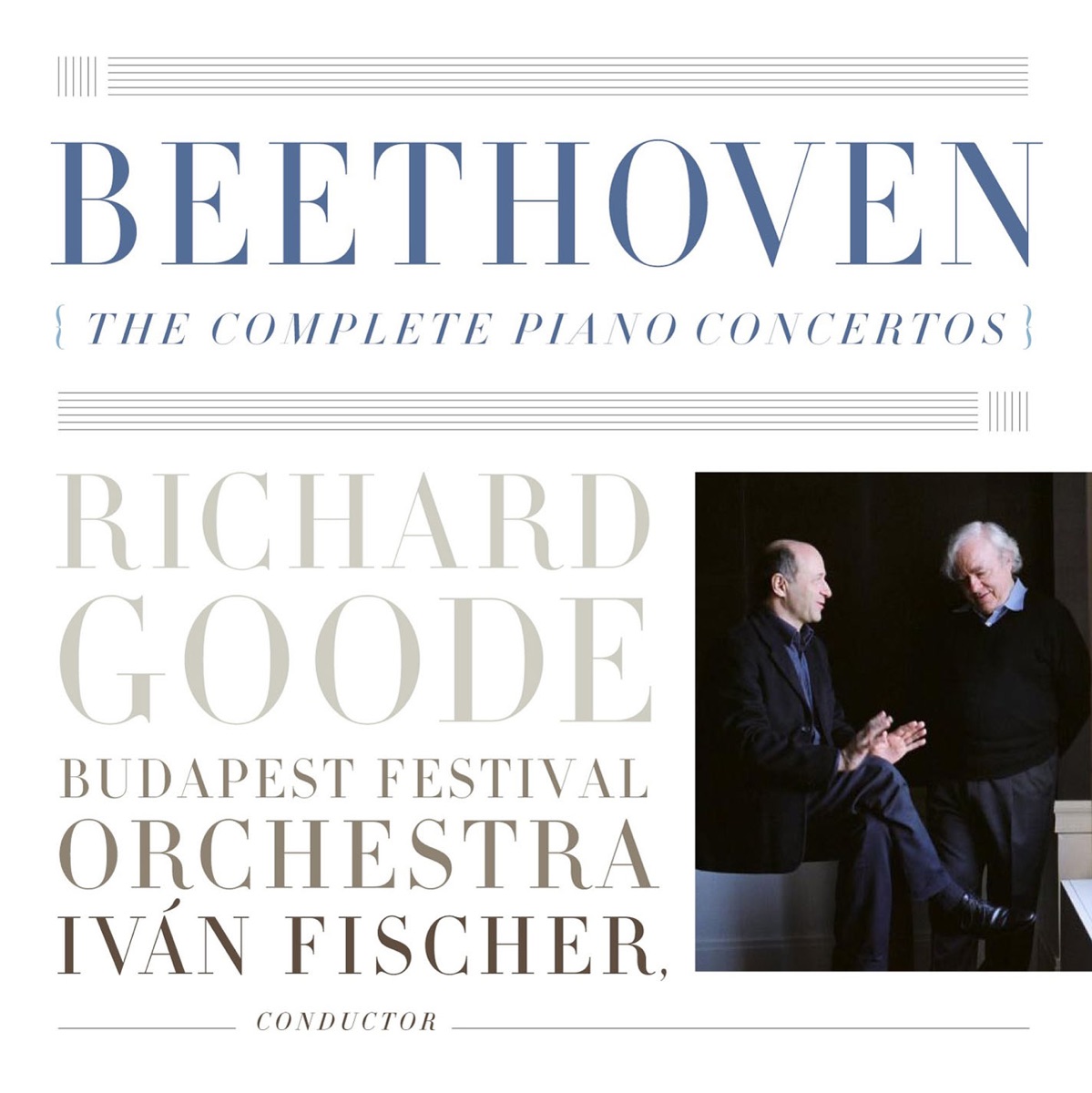 Beethoven: The Complete Piano Concertos by Iván Fischer, Budapest Festival Orchestra & Richard Goode album cover