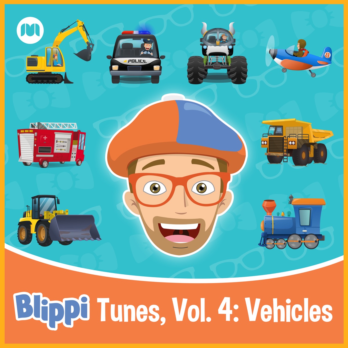Blippi Tunes, Vol. 4: Vehicles by Blippi album cover