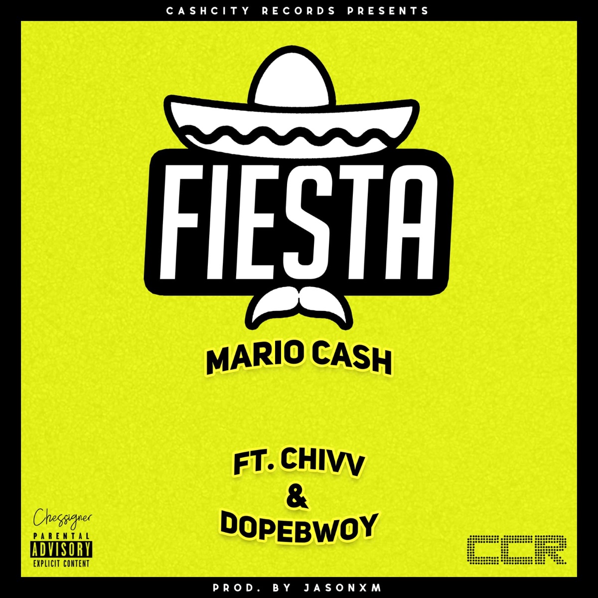 Fiesta - Single by Mario Cash, Chivv & Dopebwoy album cover