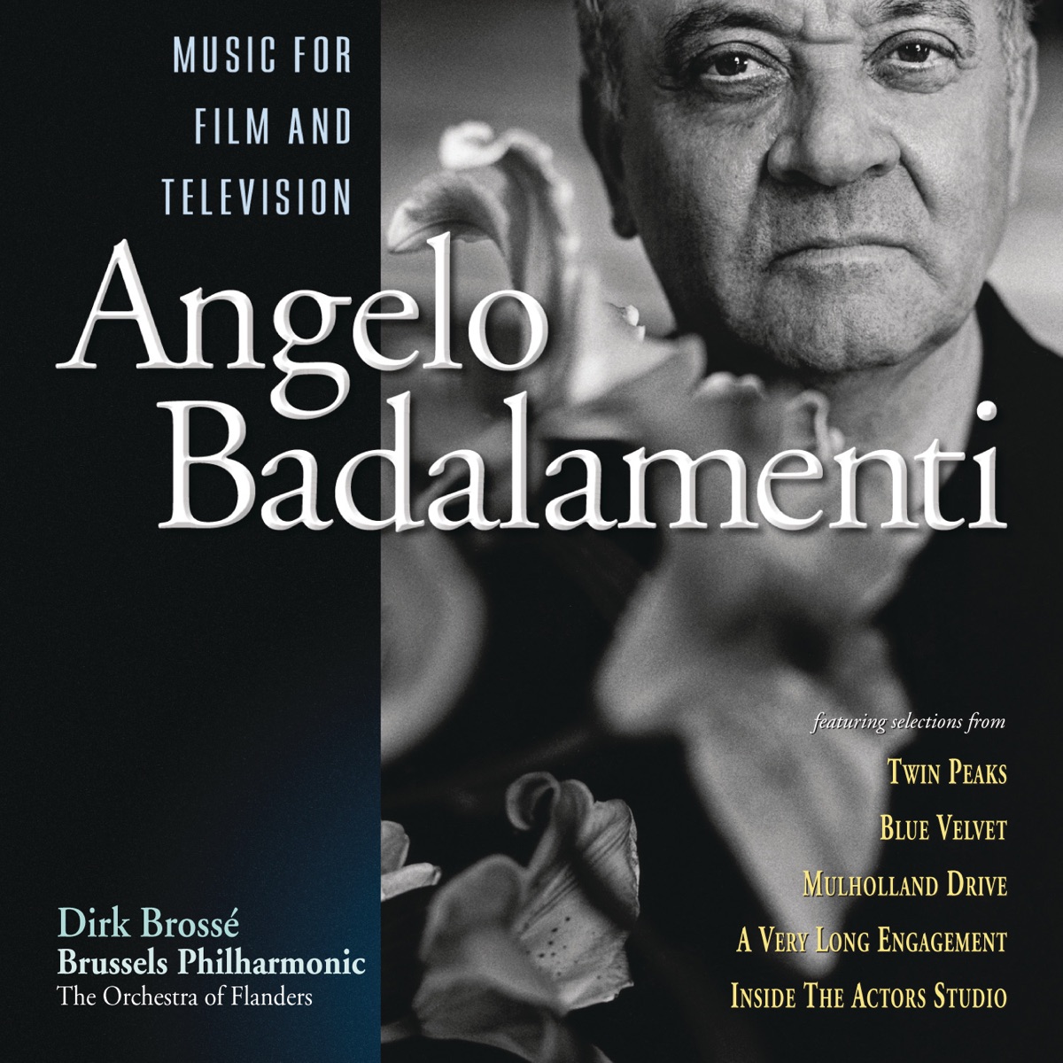 Angelo Badalamenti: Music for Film and Television by Angelo Badalamenti, Dirk Brossé & Brussels Philharmonic album cover