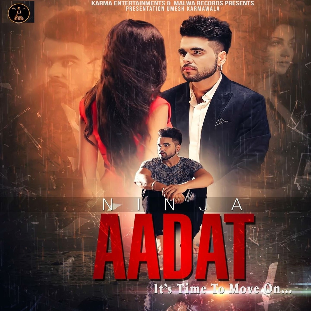 Aadat - Single by Ninja album cover