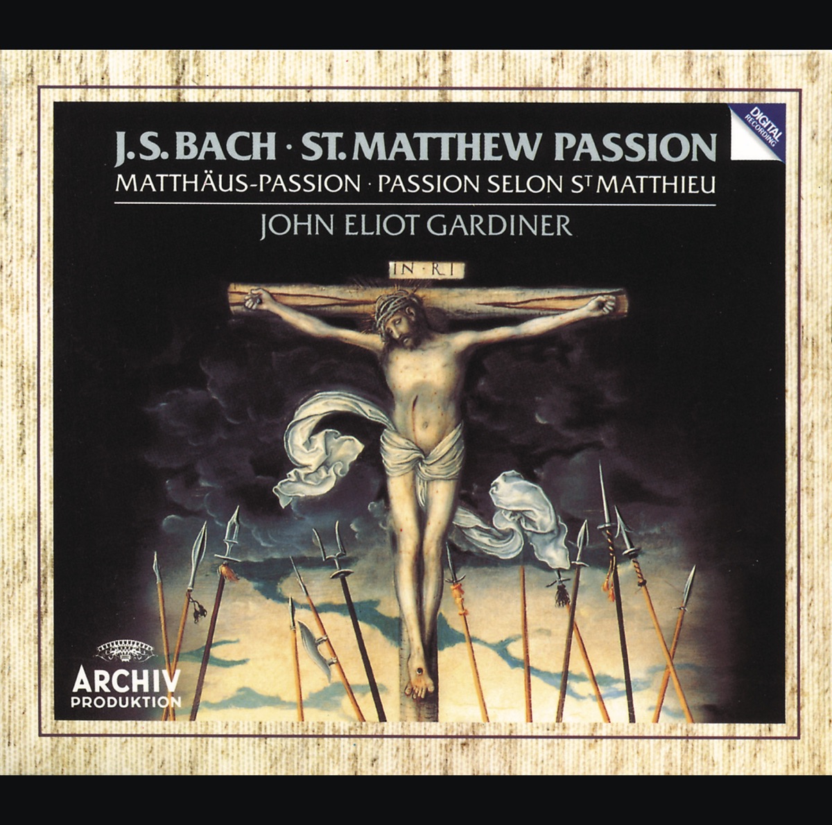 Bach: St. Matthew Passion, BWV 244 by English Baroque Soloists, Monteverdi Choir & John Eliot Gardiner album cover