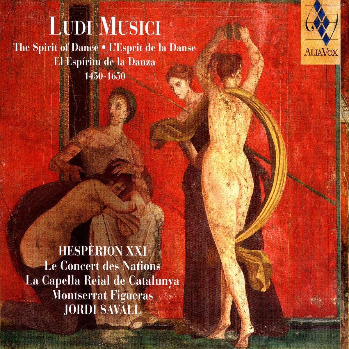 Ludi Musici - the Spirit of Dance by Hespèrion XXI, Jordi Savall, La Capella Reial De Catalunya, Le Concert des Nations & Montserrat Figueras album cover