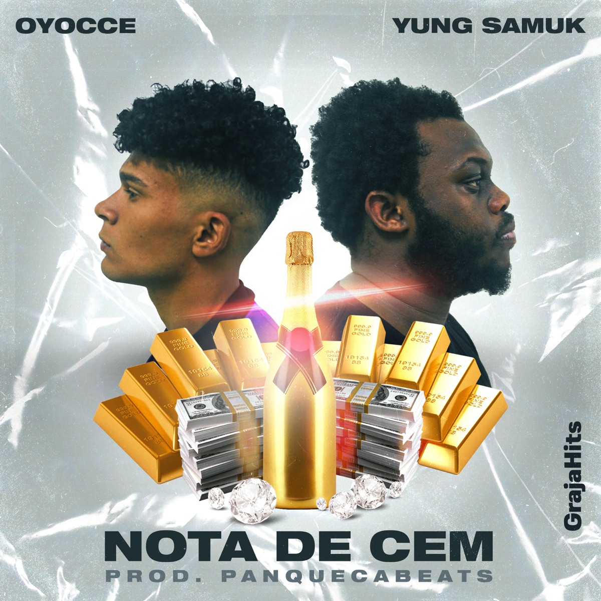Nota de Cem (feat. Yung Samuk) - Single by Oyocce, GrajaHits & Panquecabeats album cover