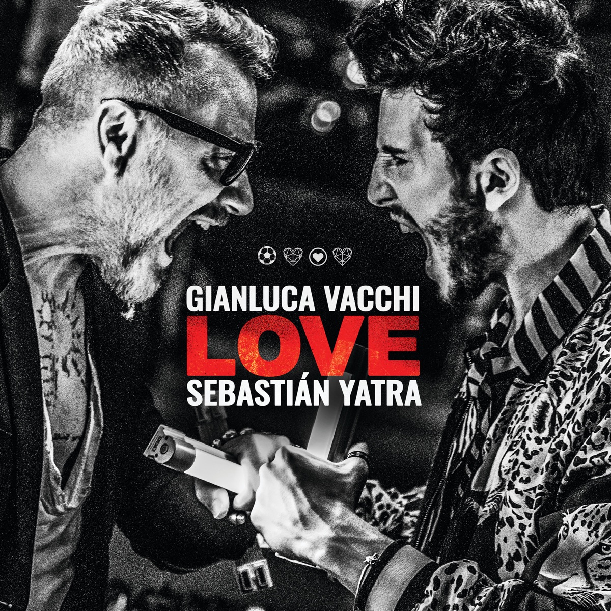 LOVE - Single by Gianluca Vacchi & Sebastián Yatra album cover