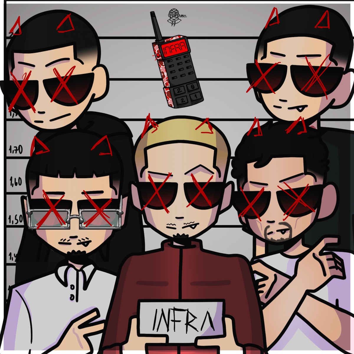 Infra (feat. Fire B, Naur9mm, Lenco, L30 & THC Marola) - Single by Infra Gang album cover