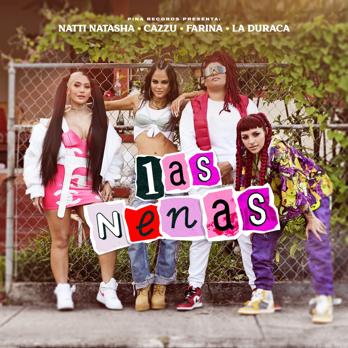 Las Nenas (feat. La Duraca) - Single by NATTI NATASHA, Cazzu & FARIANA album cover