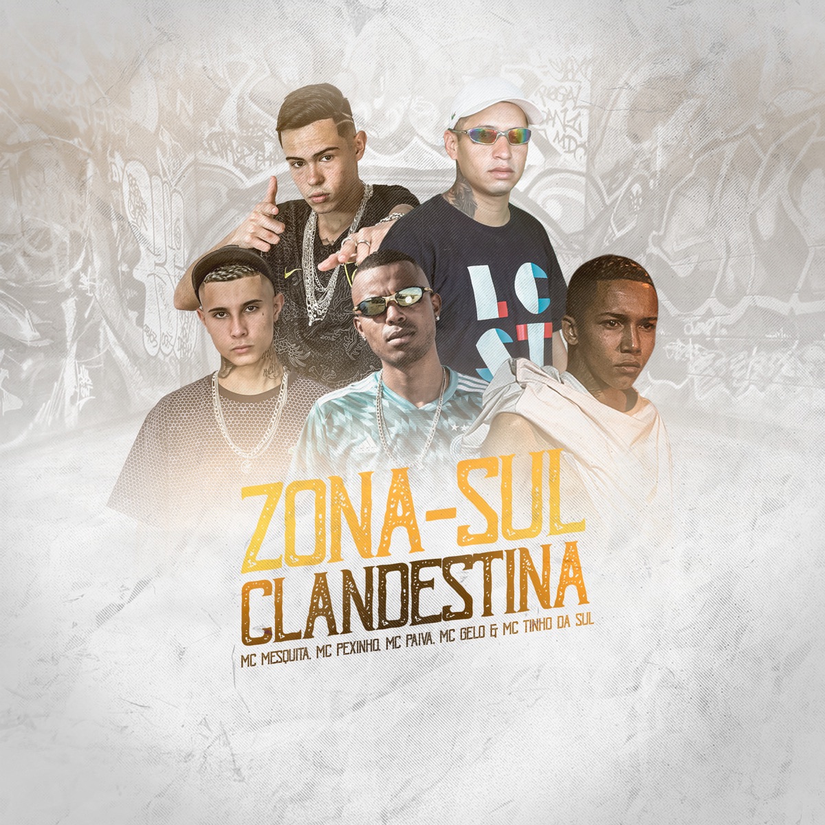 Zona-Sul Clandestina - Single by Dj Tom Rc, Mc Mesquita, Mc Pexinho, Mc Paiva ZS, Mc Gelo & MC Tinho da Sul album cover