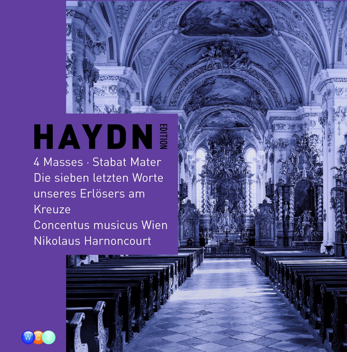 Haydn Edition, Vol. 5: Masses, Stabat Mater & Seven Last Words by Arnold Schoenberg Choir, Concentus Musicus Wien & Nikolaus Harnoncourt album cover