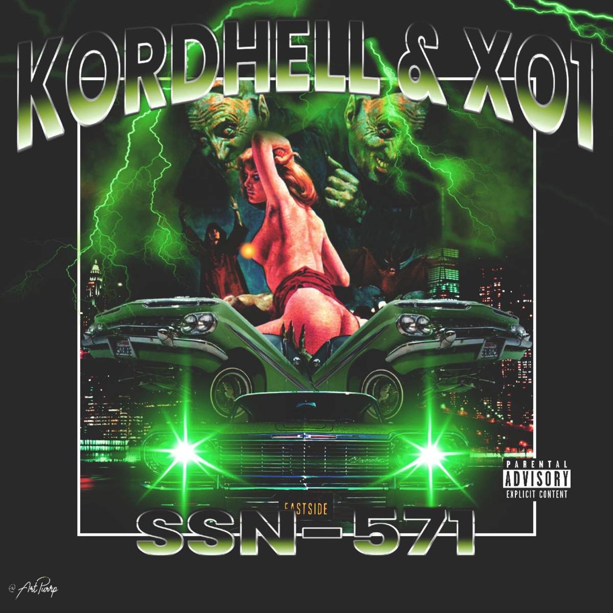 Ssn-571 - Single by Kordhell & XO1 album cover