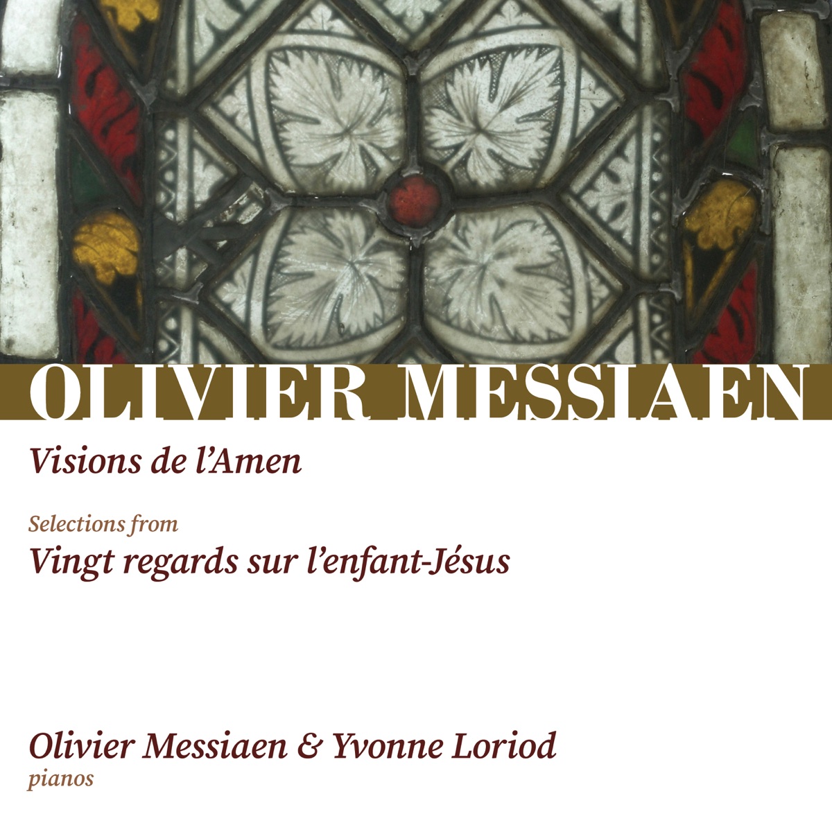 Messiaen: Visions de l'Amen, Vingt Regards sur l'enfant-Jésus by Olivier Messiaen & Yvonne Loriod album cover