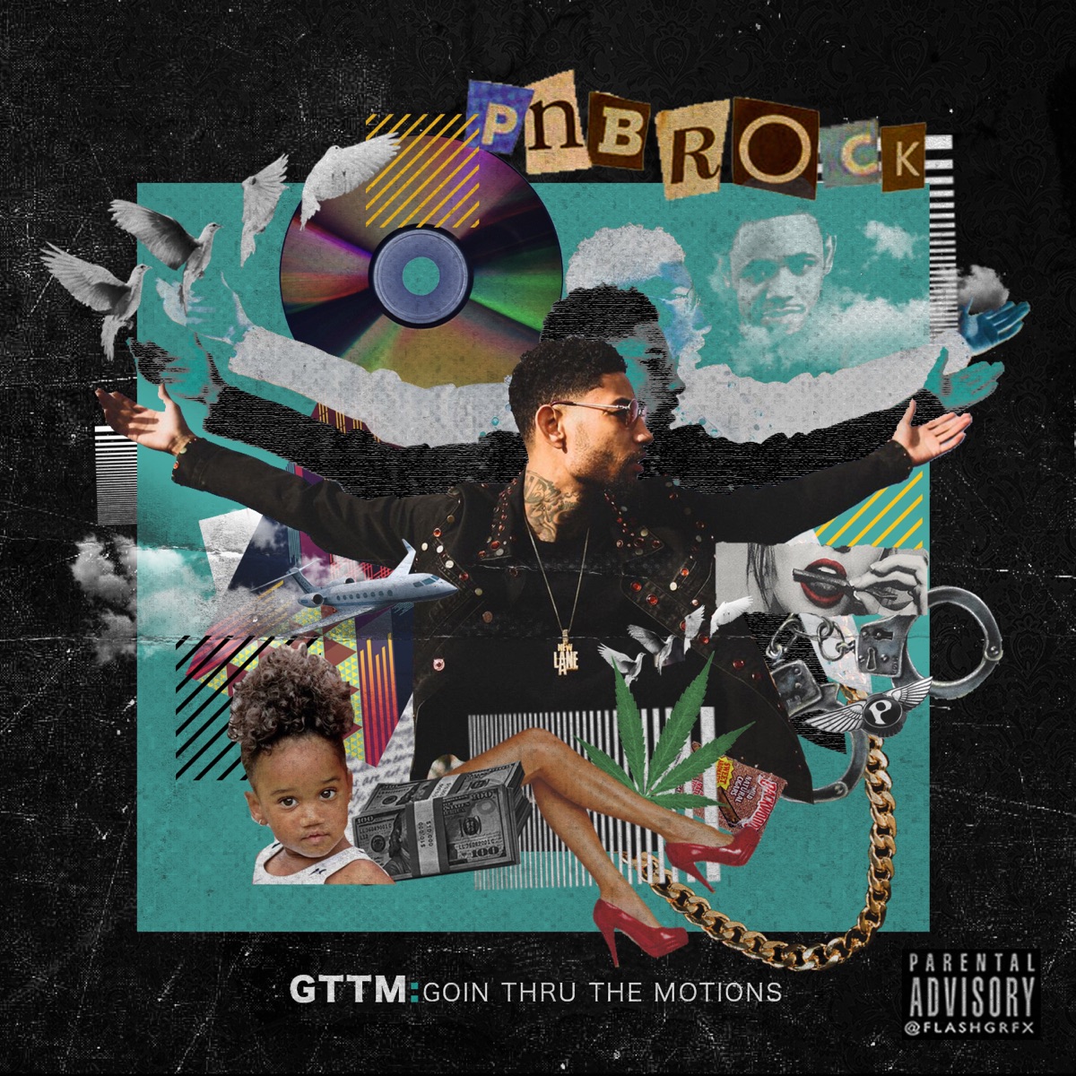 GTTM: Goin Thru the Motions by PnB Rock album cover