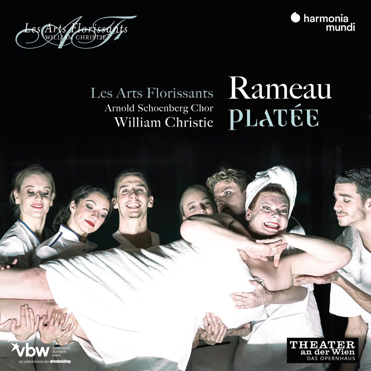 Rameau: Platée (Live) by Les Arts Florissants, William Christie, Arnold Schoenberg Choir, Marcel Beekman, Marc Mauillon, Edwin Crossley-Mercer, Cyril Auvity & Padraic Rowan album cover