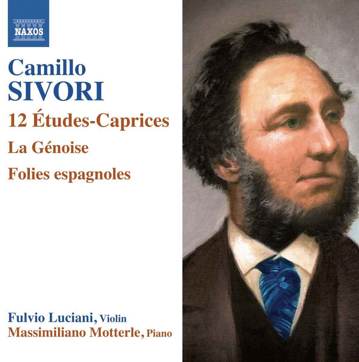 Sivori: 12 Études-caprices, La génoise & Folies espagnoles by Fulvio Luciani & Massimiliano Motterle album cover