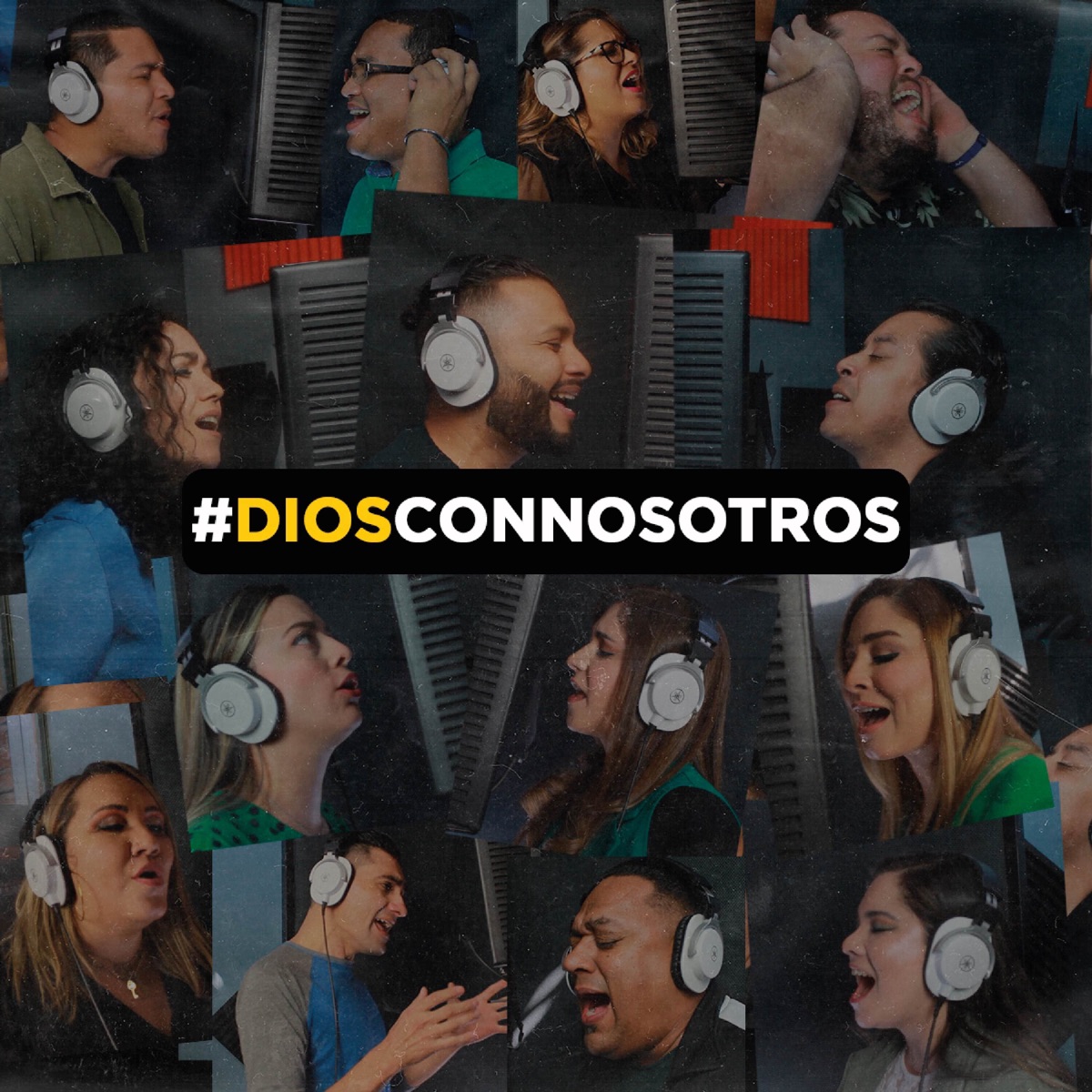 Dios Con Nosotros (feat. Shirley Paz, Stephanie Rivera Bier, Nilo Espinal, Carlos Ballesteros, Joan Ferrari, Génesis Verde, Chris Rostran, Sarah Alarcón, Danny Escoto, Julio Gonzales, Enrique Hernández, Julio Rodriguez, Ana Lucia Hernández & Jessenia Zelaya) - Single by Noé Banegas album cover