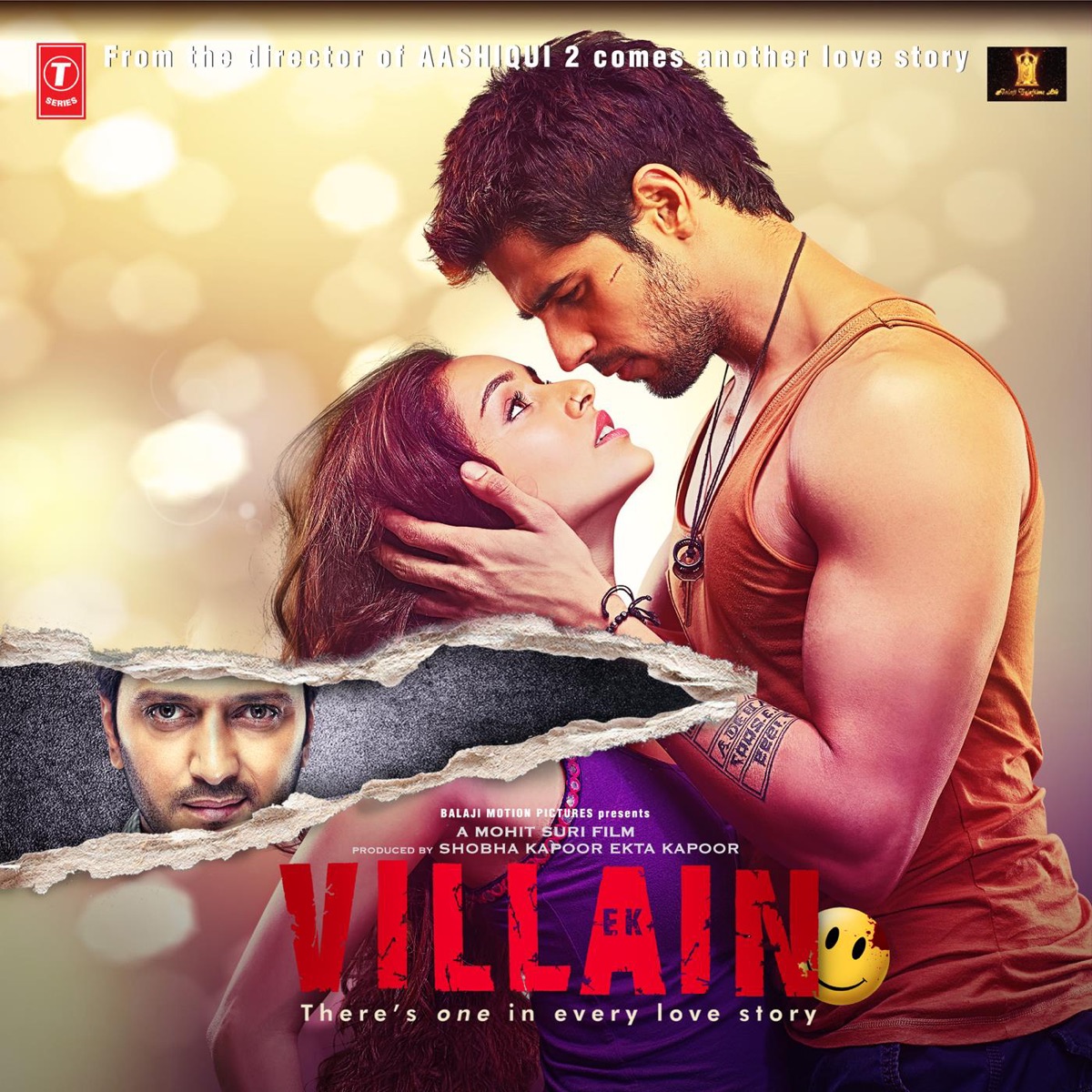 Ek Villain (Original Motion Picture Soundtrack) by Ankit Tiwari, Mithoon, Rabbi Ahmed & Adnan Dhool album cover