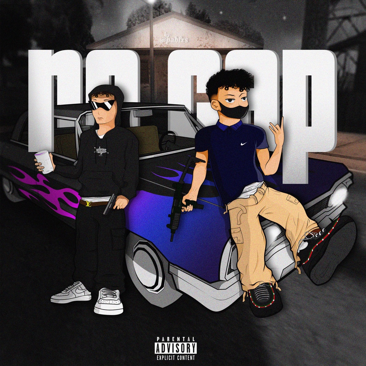 No Cap (feat. Cassin & MATHINVOKER) - Single by Kadu Bratty & Luchinha Jr album cover