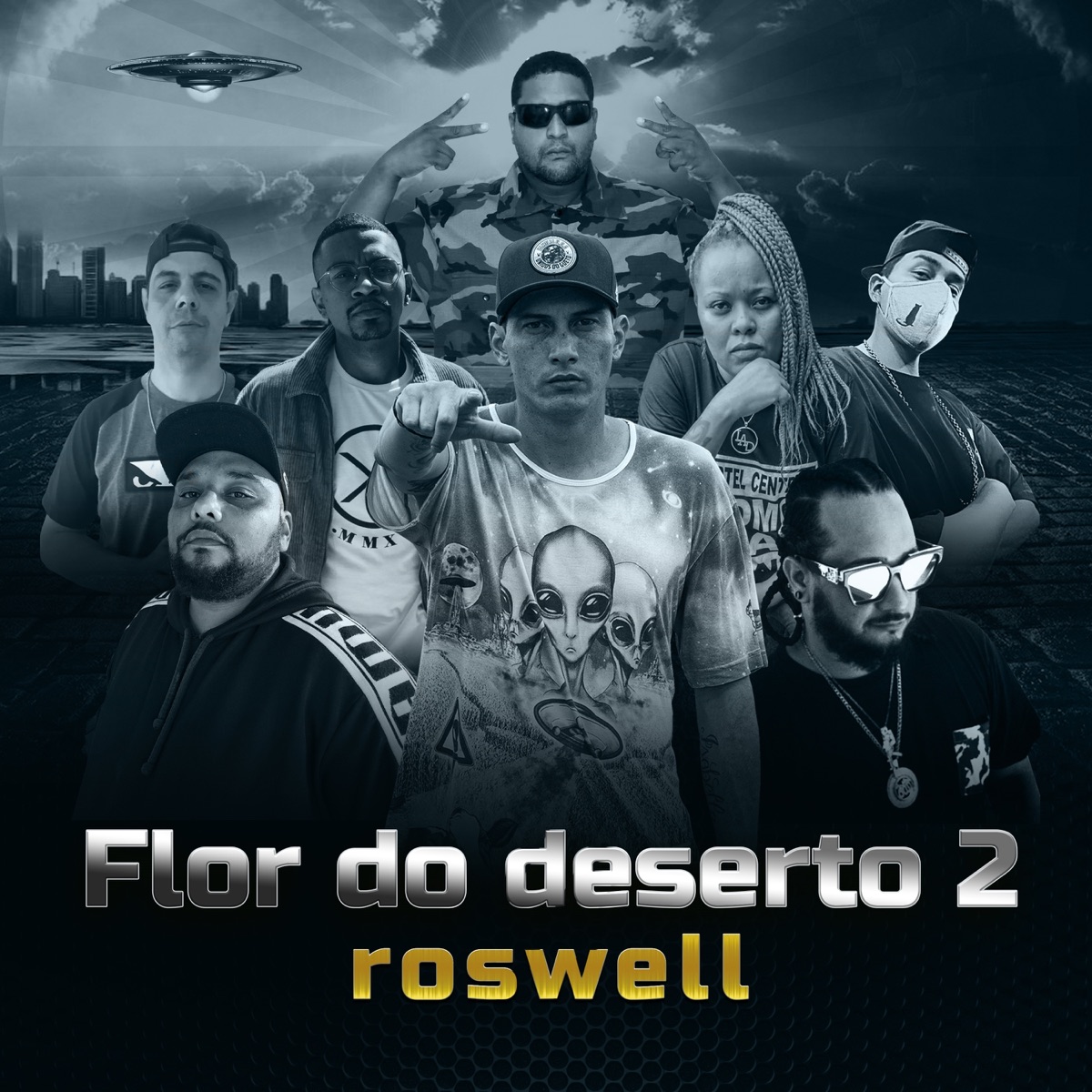 Flor do Deserto 2 Roswell - Single by Garub album cover