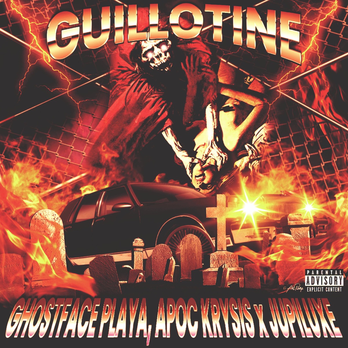 Guillotine (feat. Jupiluxe) - Single by Ghostface Playa & Apoc Krysis album cover