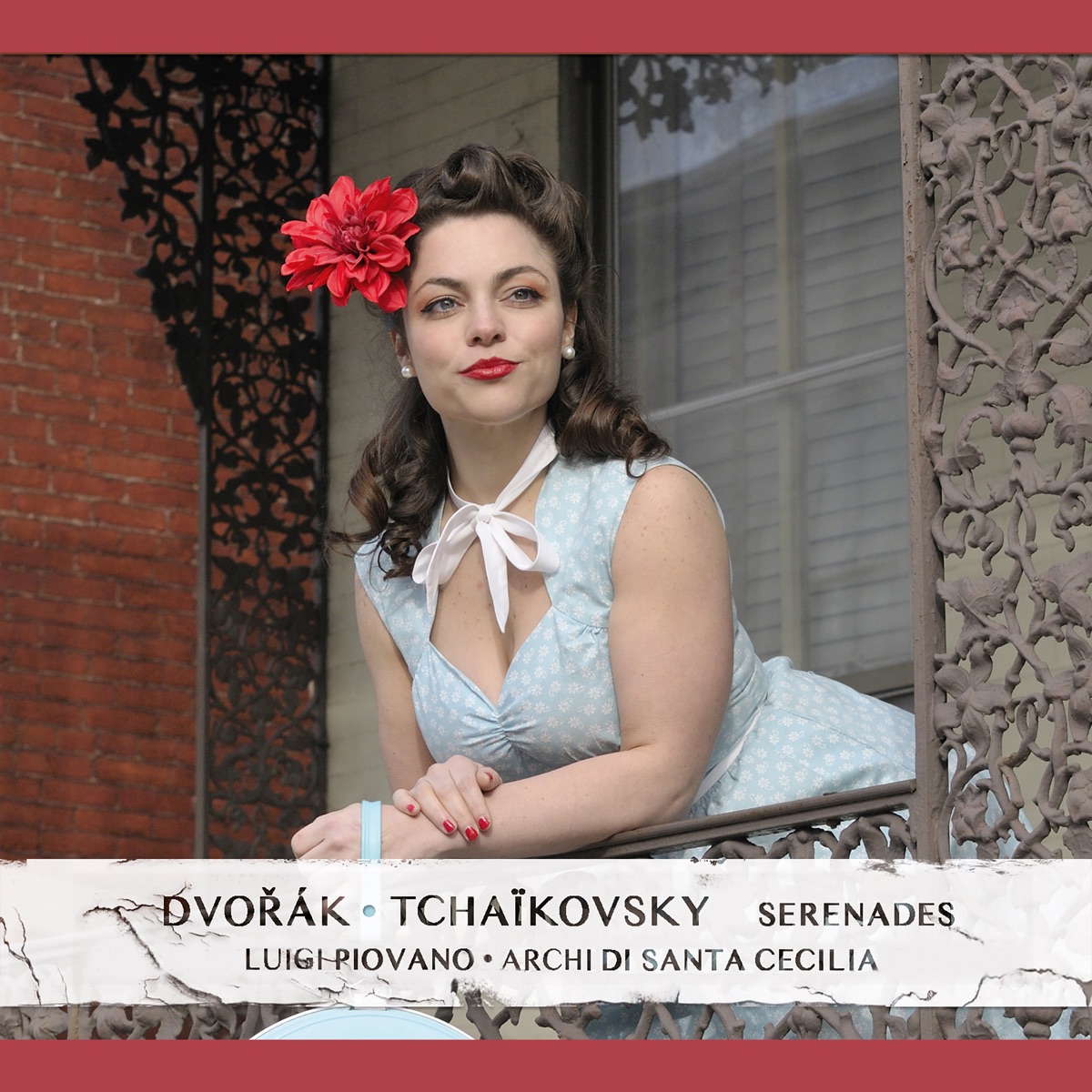 Dvořák & Tchaïkovsky: Serenades by Luigi Piovano & Archi di Santa Cecilia album cover