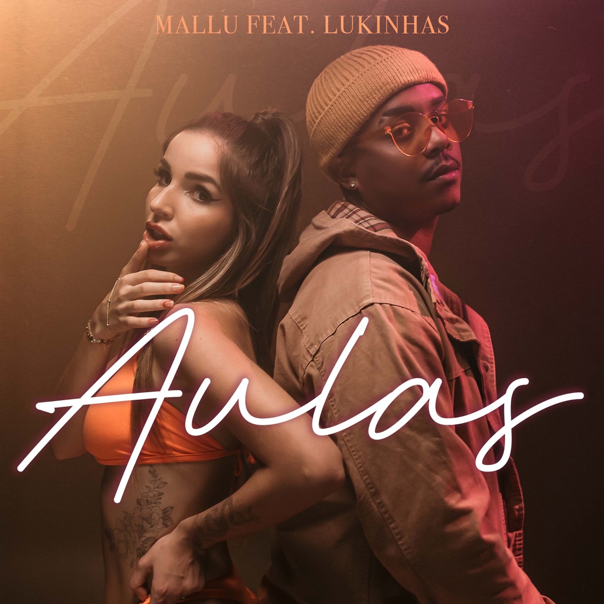 Aulas (feat. Lukinhas) - Single by Mallu album cover