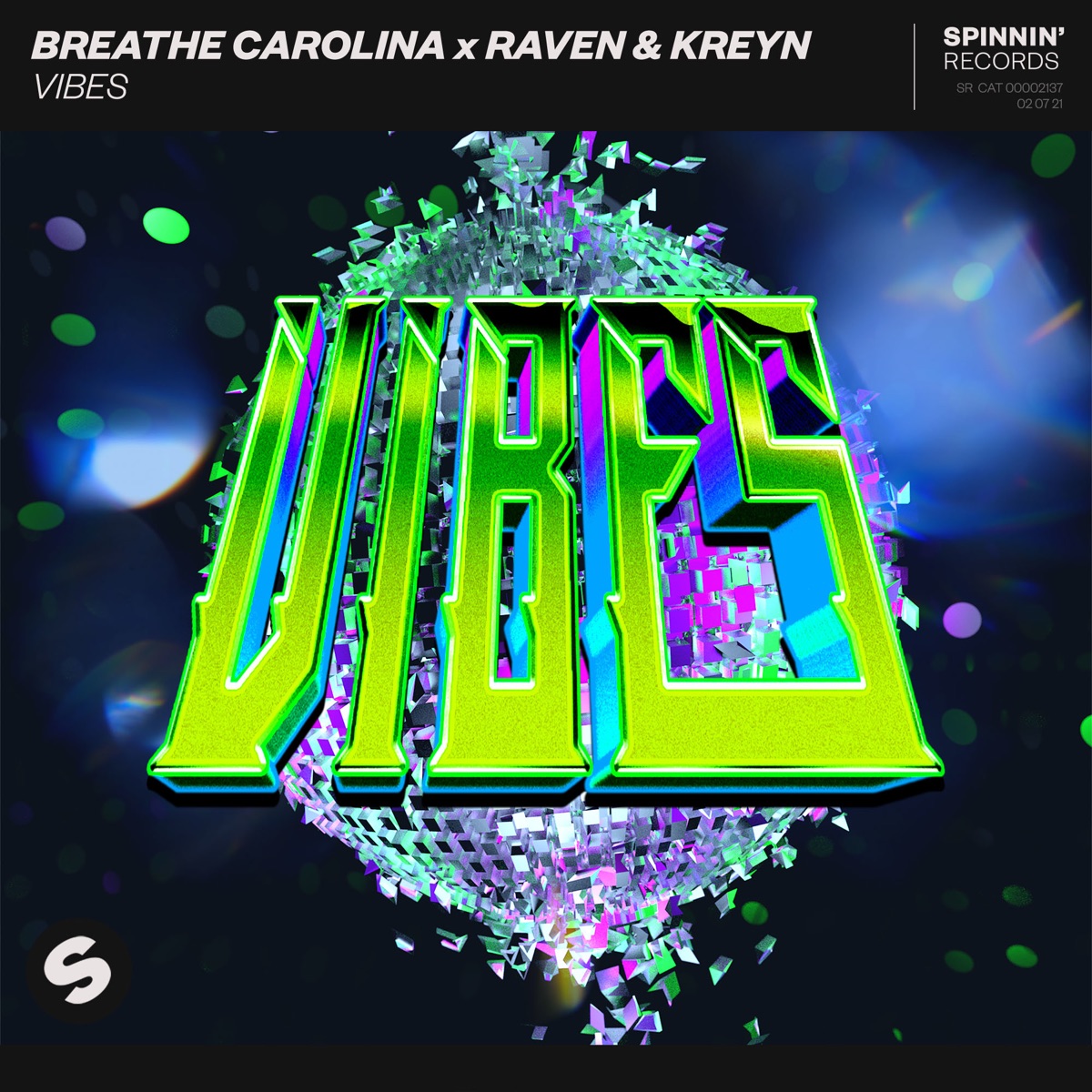 Vibes - Single by Breathe Carolina & Raven & Kreyn album cover