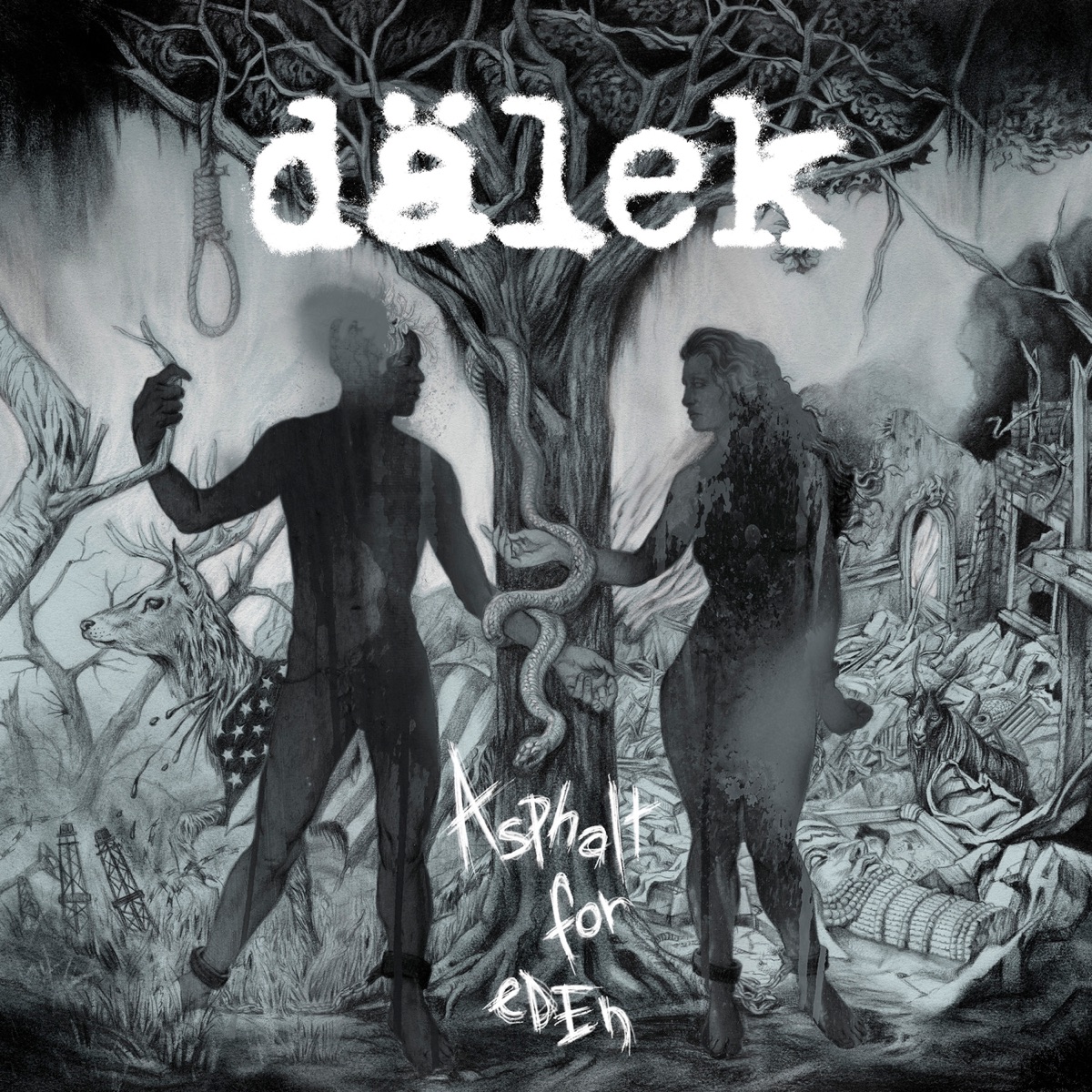 Asphalt for Eden by Dälek album cover