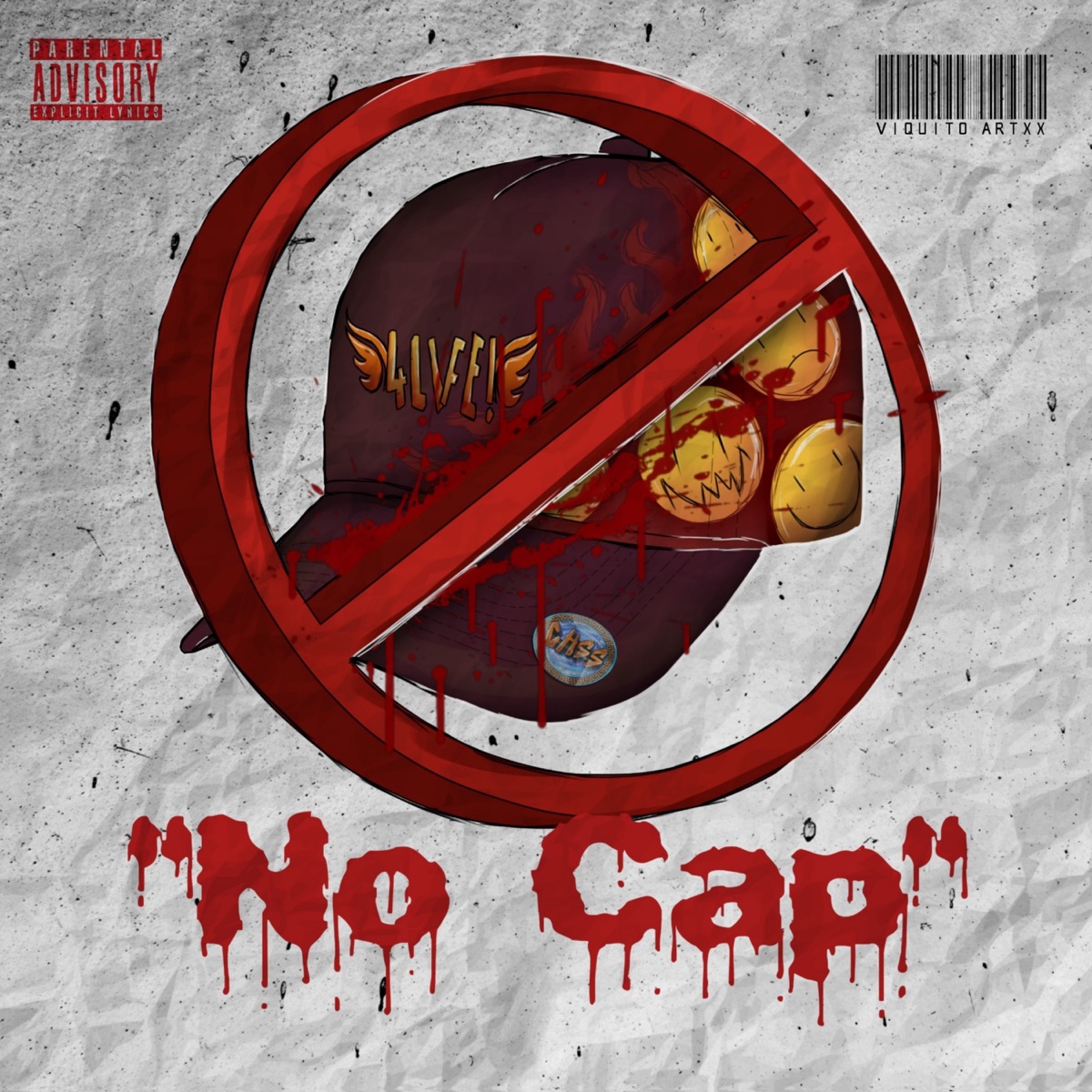 No Cap (feat. Aklipe44, Huzz, DIEGOU & Vict44) - Single by 4LIFE Collective album cover