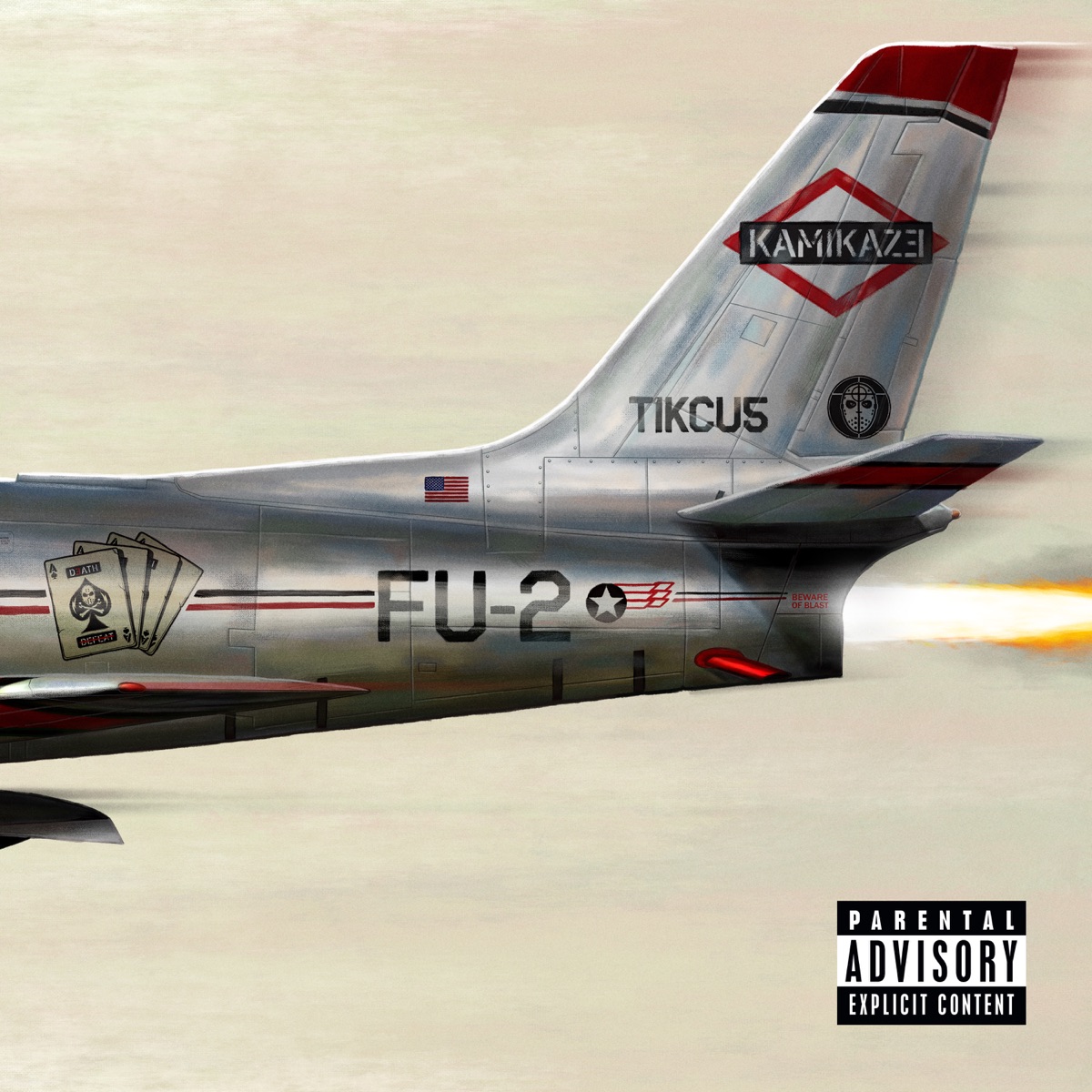 Kamikaze by Eminem album cover
