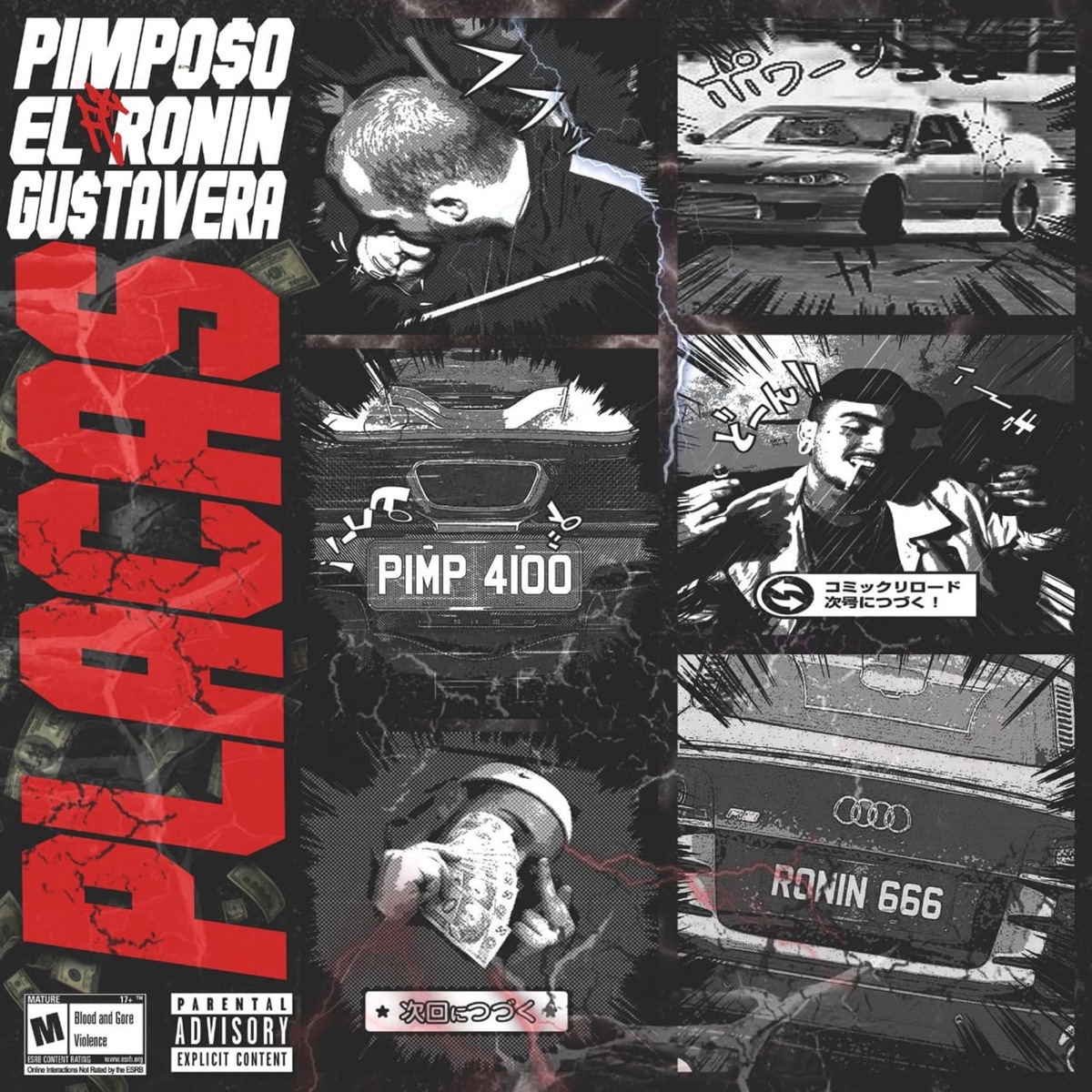 Placas (feat. El Ronin) - Single by Pimpo$o album cover