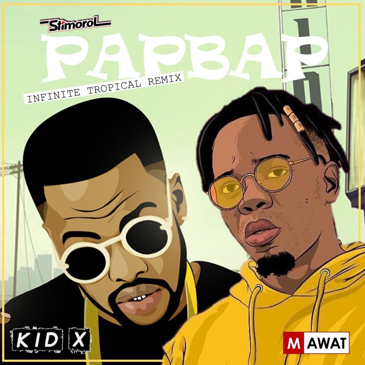 PAPBAP (Infinite Tropical Remix) - Single by Profkayg, Mawat, Kid X & Ab Central album cover