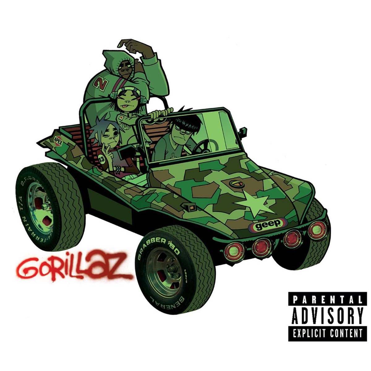 Gorillaz by Gorillaz album cover