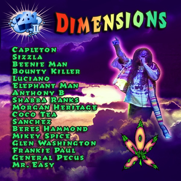 Dimensions (Compilation) by Capleton, Sizzla, Beenie Man, Bounty Killer, Luciano, Elephant Man, Anthony B, Shabba Ranks, Morgan Heritage, Coco Tea, Sanchez, Beres Hammond, Mikey Spice, Glen Washington, Frankie Paul, General Pecus, Mr. Easy, Glen Ricks, Ambassador & Jah Brillant album cover