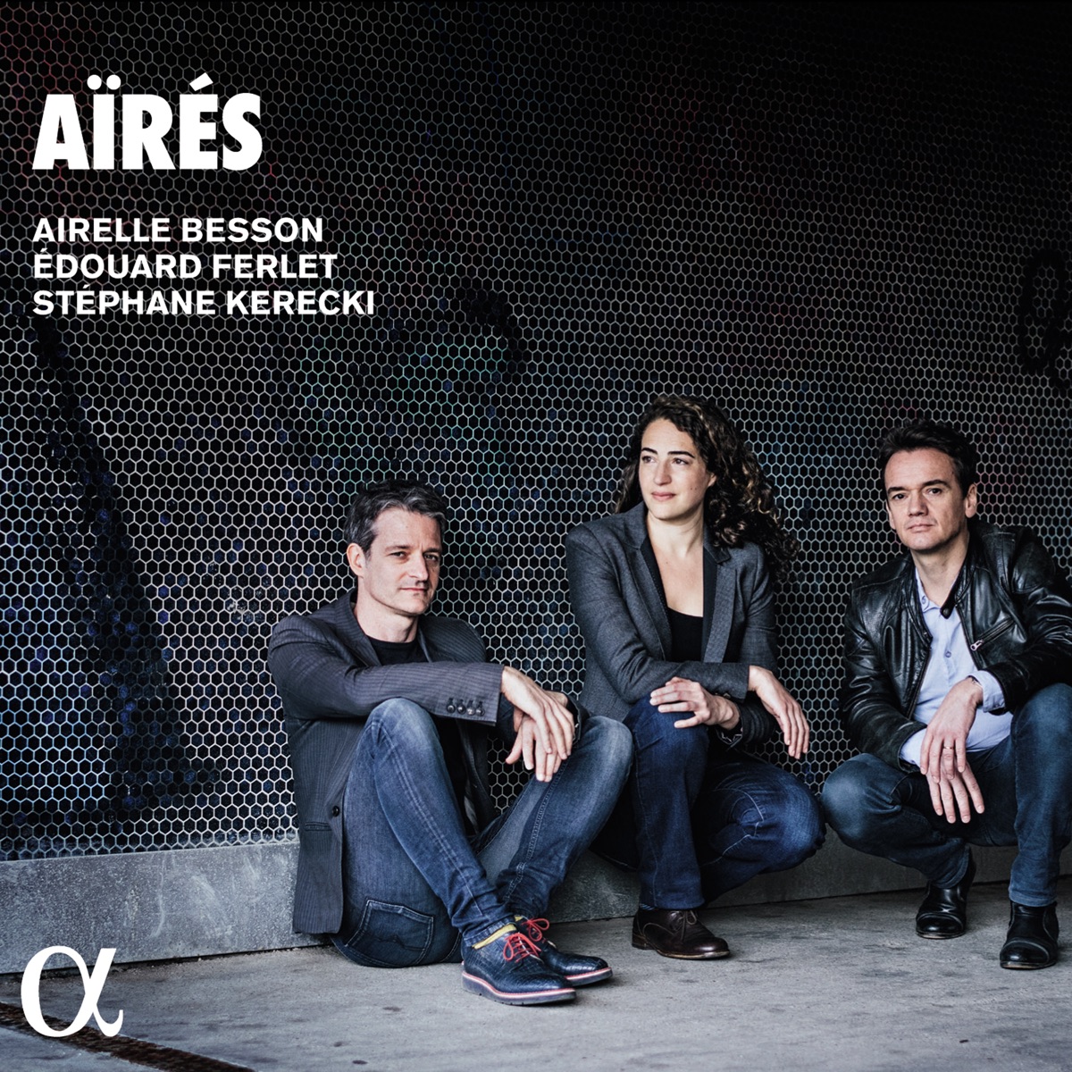 Aïrés by Edouard Ferlet, Stéphane Kerecki & Airelle Besson album cover