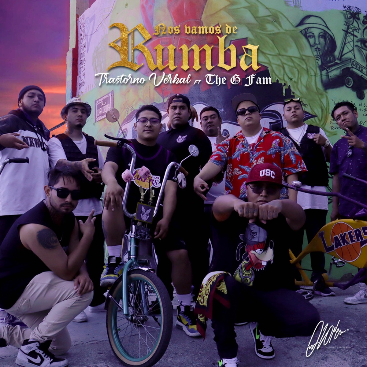 Nos vamos de rumba (feat. The G Fam) - Single by Trastorno Verbal album cover