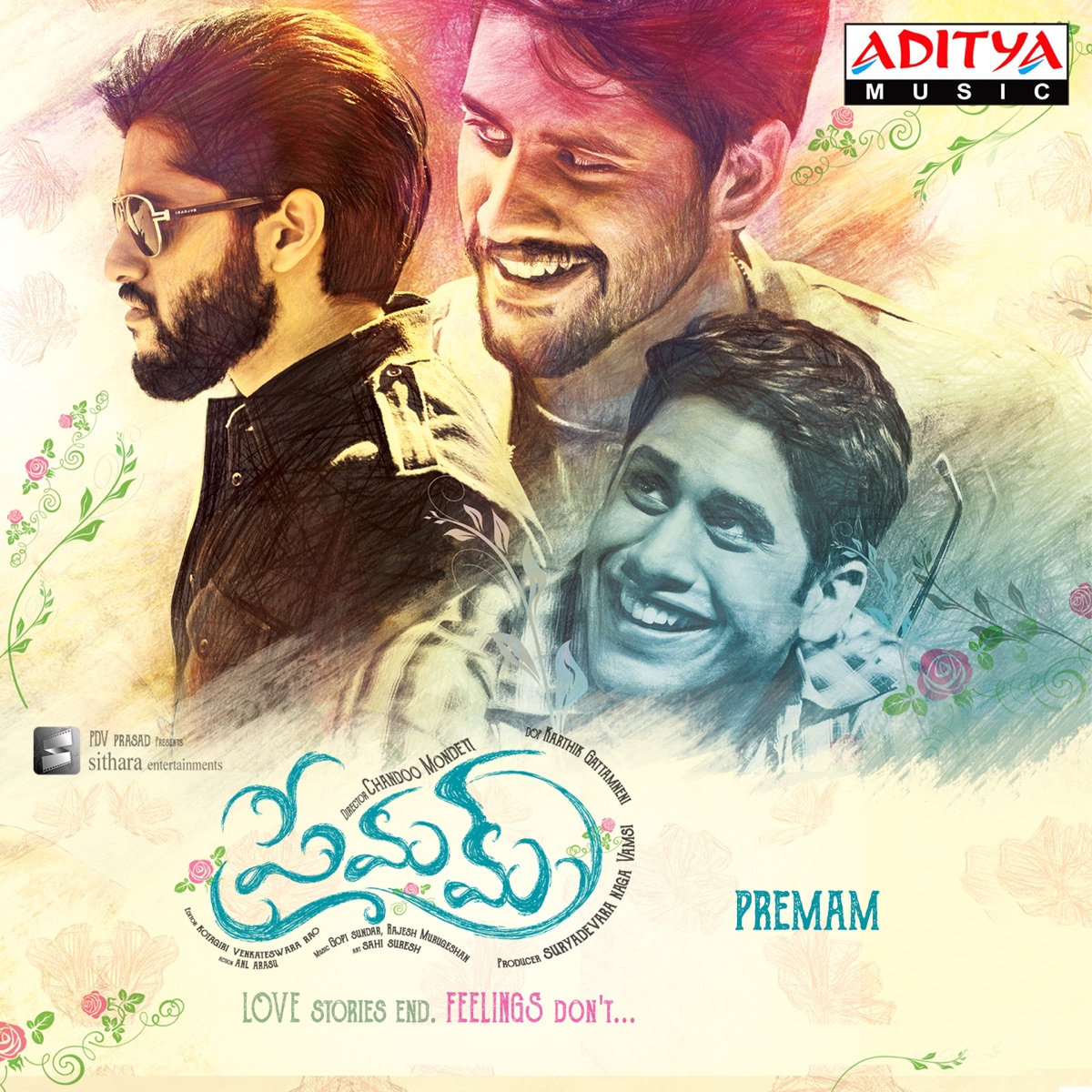 Premam (Original Motion Picture Soundtrack) by Rajesh Murugesan & Gopi Sundar album cover