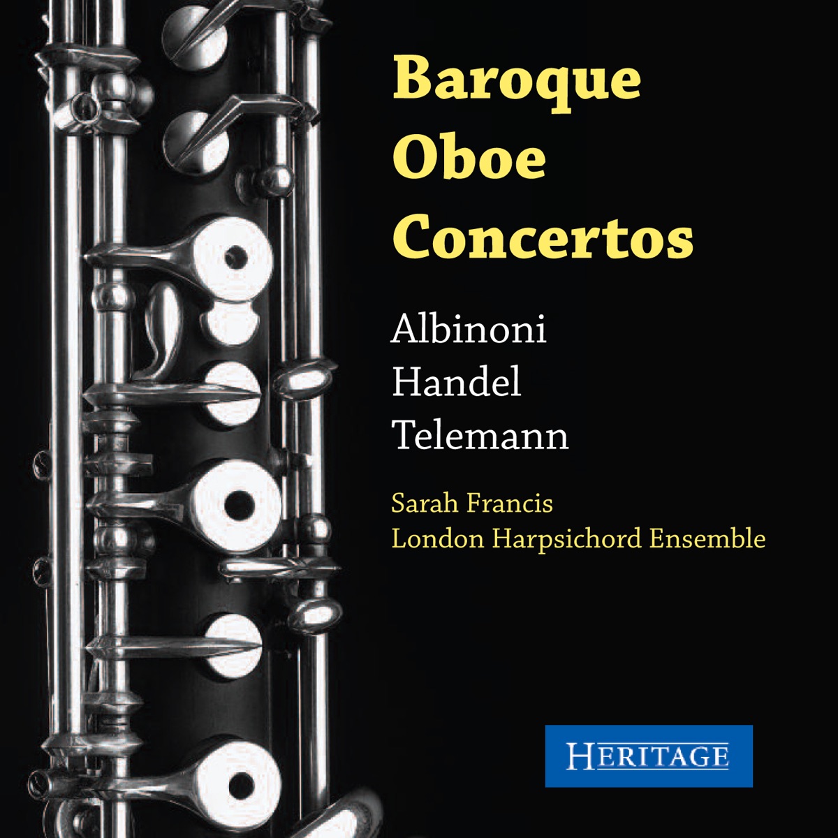Baroque Oboe Concertos by London Harpsichord Ensemble & Sarah Francis album cover