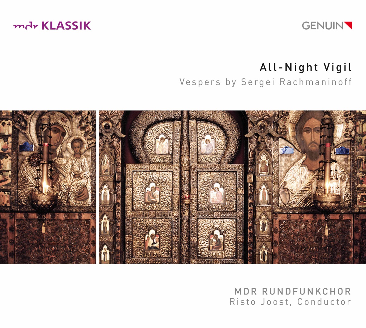 Rachmaninov: All-Night Vigil by Risto Joost & MDR-Rundfunkchor album cover
