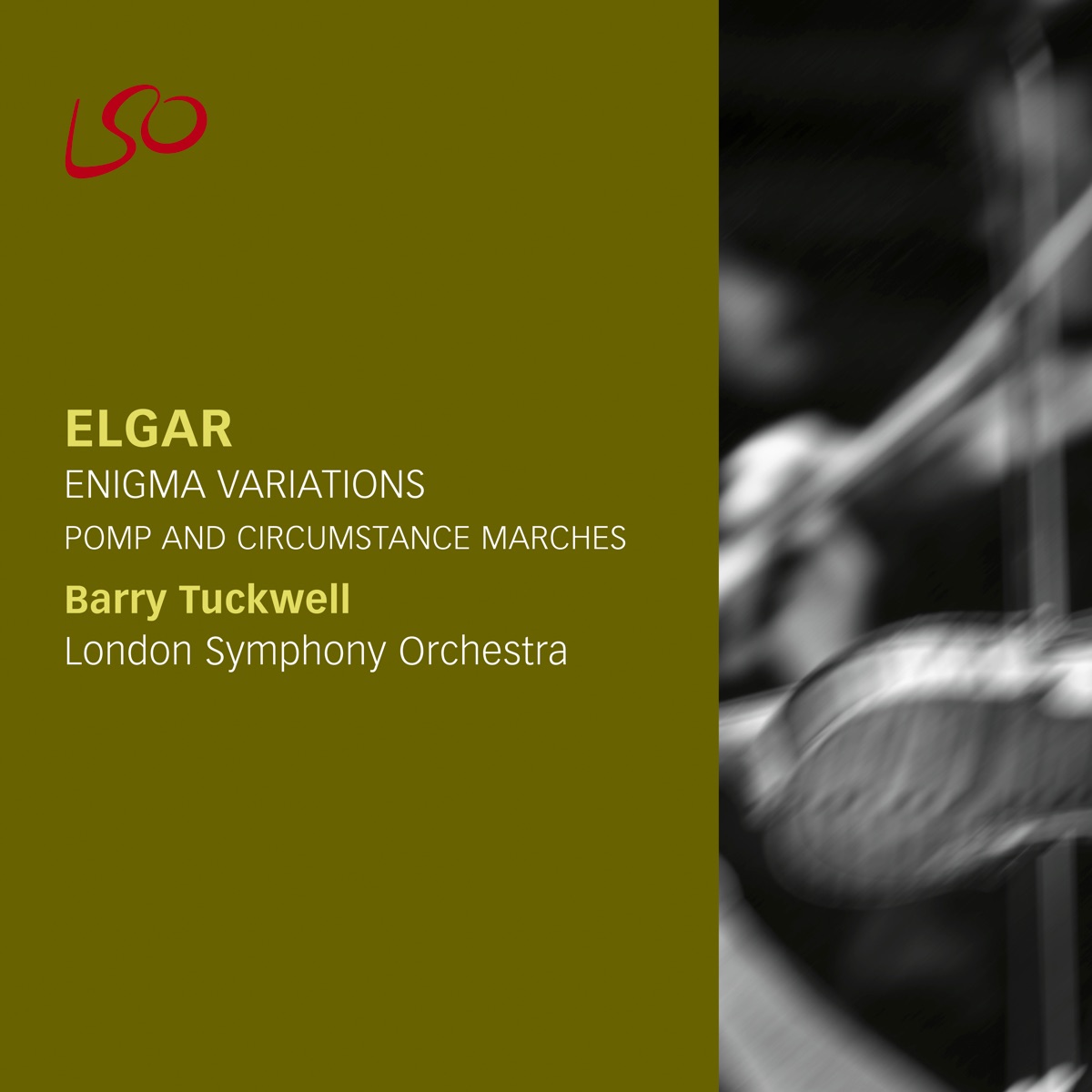 Elgar: Enigma Variations, Pomp and Circumstance Marches by London Symphony Orchestra & Barry Tuckwell album cover