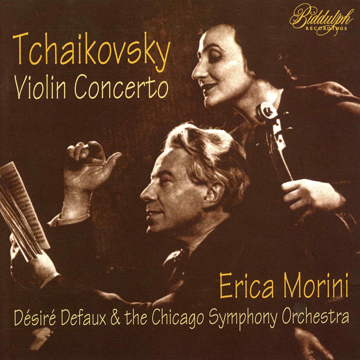 Tchaikovsky: Violin Concerto by Erica Morini album cover