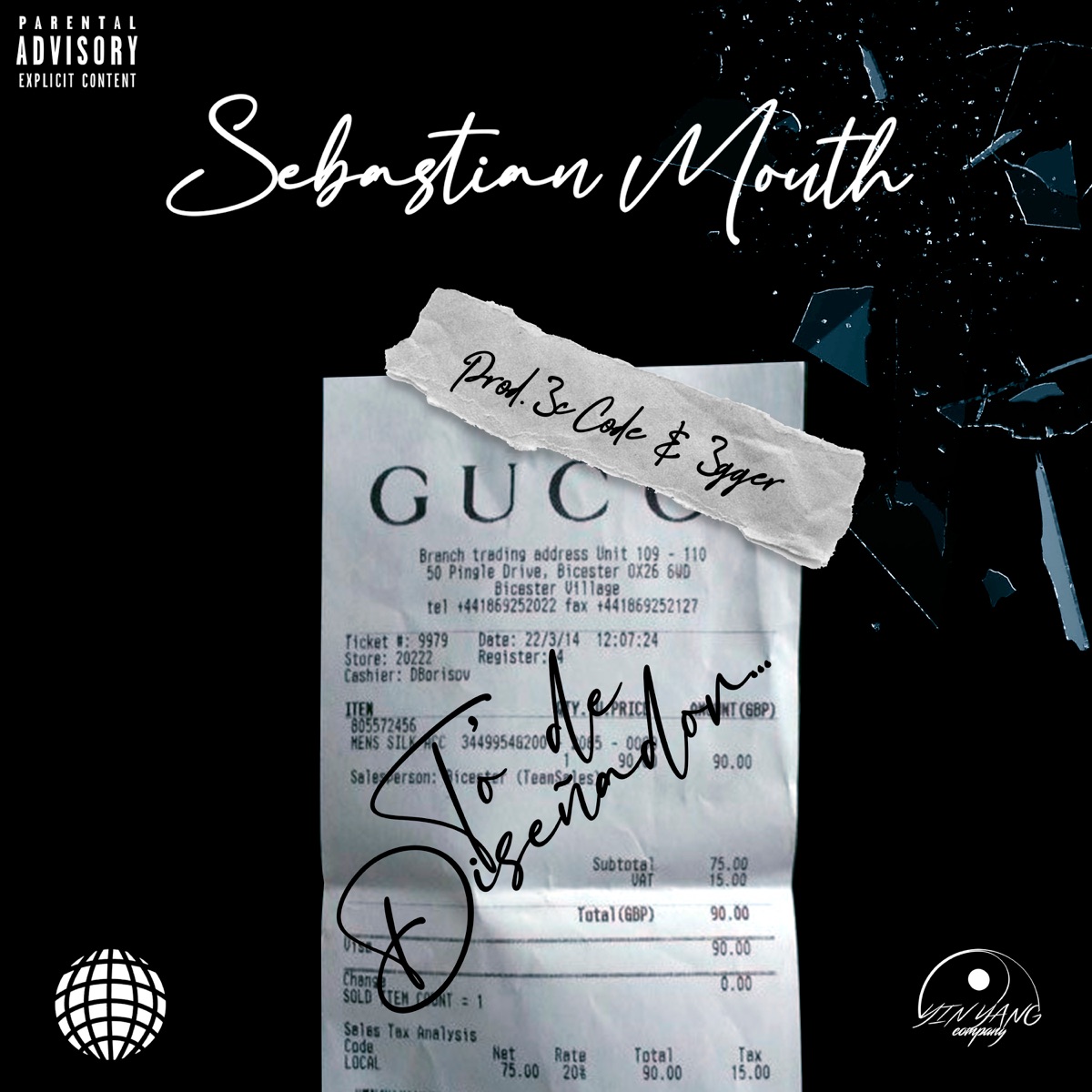 To de Diseñador (feat. 3gger & Yin Yang Company) - Single by Sebastian Mouth album cover