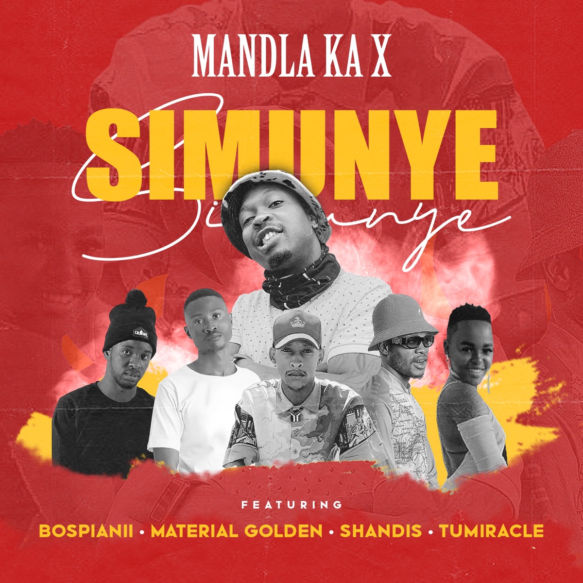 Simunye (feat. BossPianii, Tumaricle, Material Golden & Shandis) - Single by Mandla ka X album cover