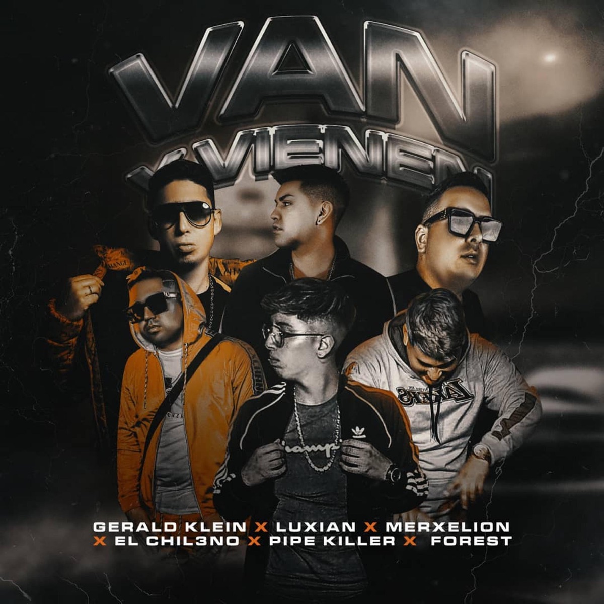 Van y vienen (feat. Luxian, Merxelion, El Chil3no, Pipekiller & Forest) - Single by Gerald klein album cover
