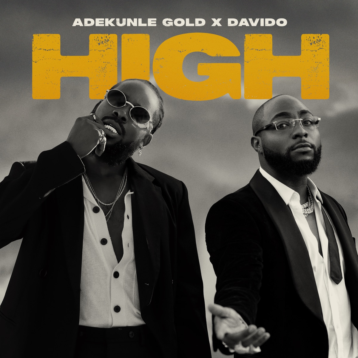 High - Single by Adekunle Gold & Davido album cover