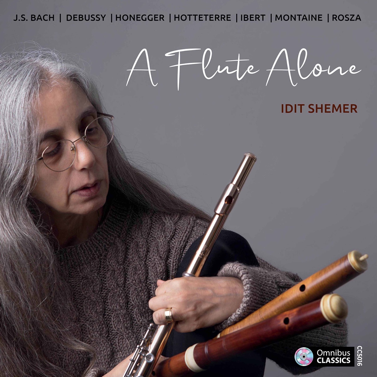 A Flute Alone by Idit Shemer album cover