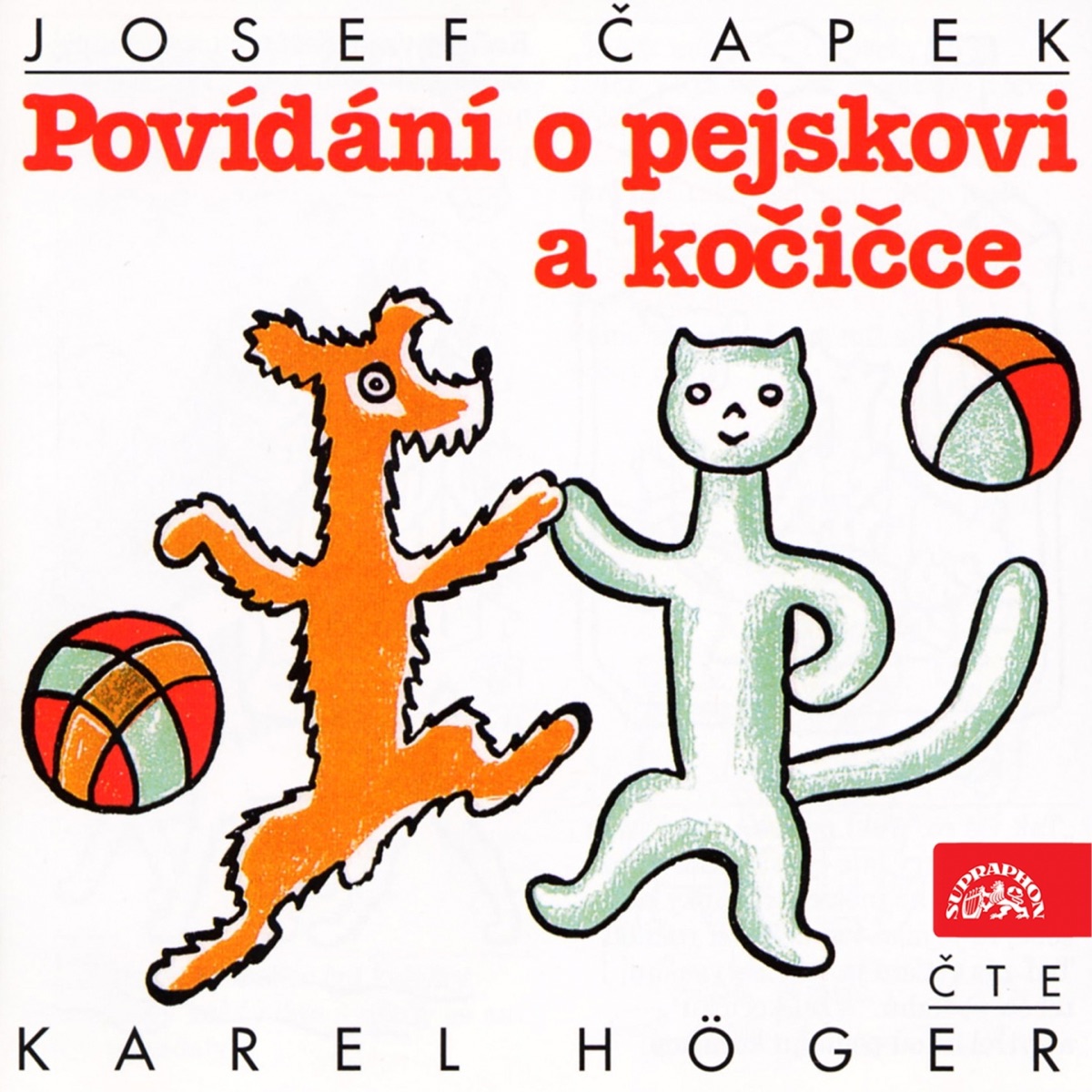 Čapek: Povídání O Pejskovi A Kočičce by Karel Höger album cover
