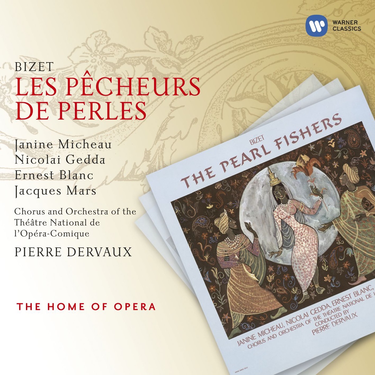 Bizet: Les pêcheurs de perles by Pierre Dervaux album cover